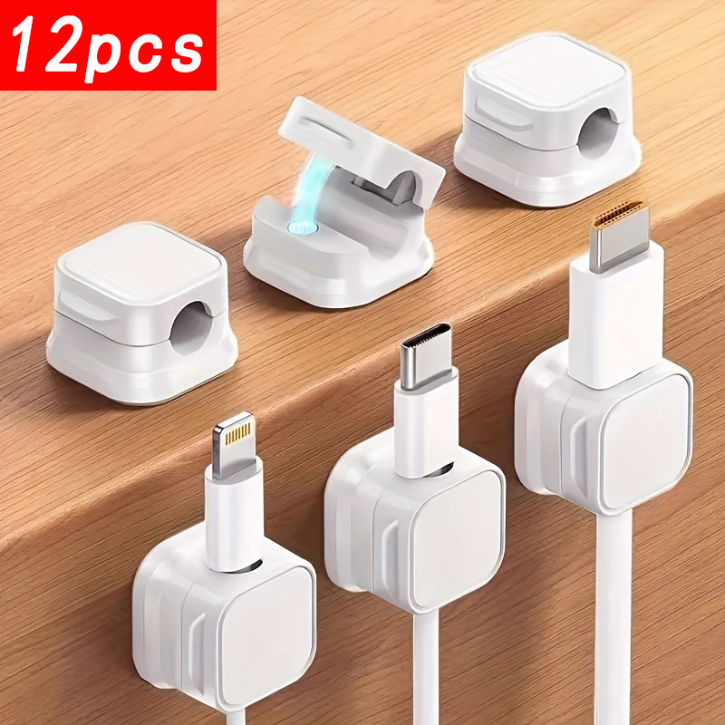 Office Tech Setup - 12er-Pack Kabelmanagement-Clips – Der ultimative Kabel-Organizer