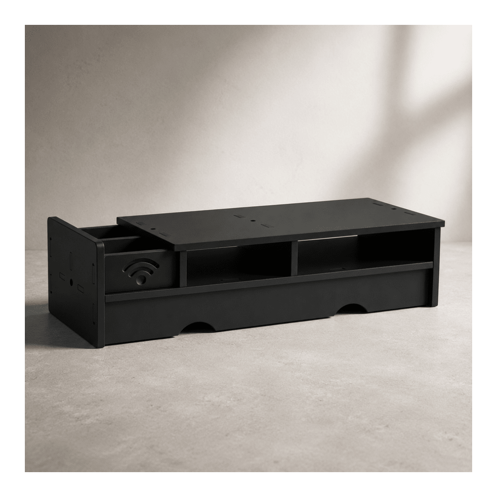 Schwarze Matte WLAN-Router-Auf – Office Tech Setup Bewertung und Preis