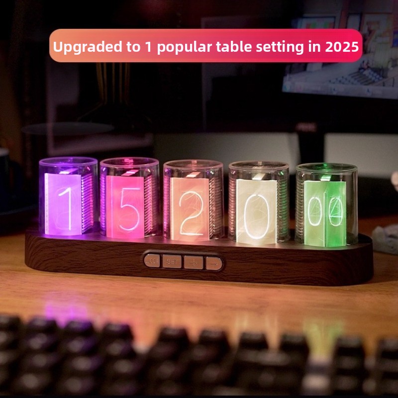 LED Nixie Röhrenuhr RGB Gaming – Office Tech Setup Bewertung und Preis