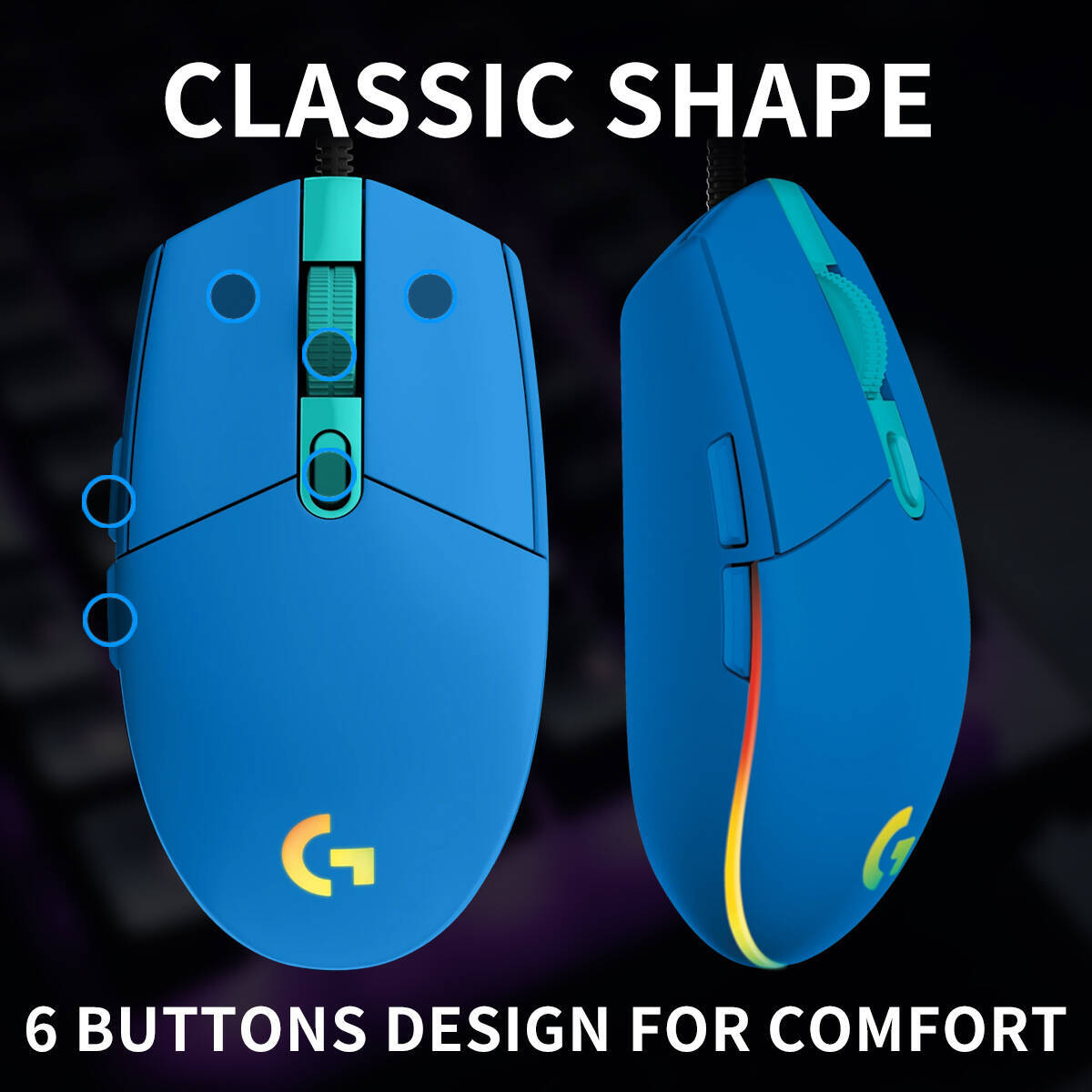 Logitech G203 LIGHTSYNC Kabelg – Logitech Mouse G203 Bewertung und Preis